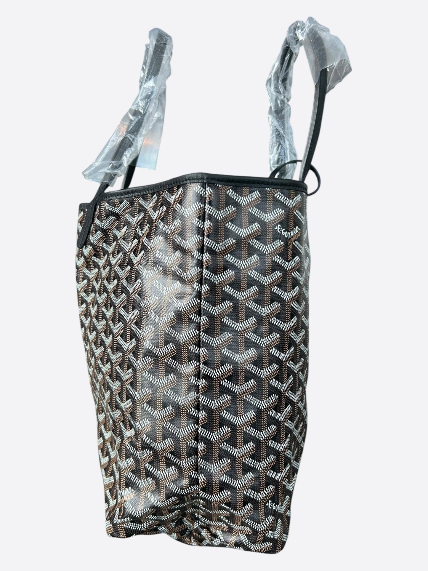 Goyard Black St. Louis PM Tote Bag