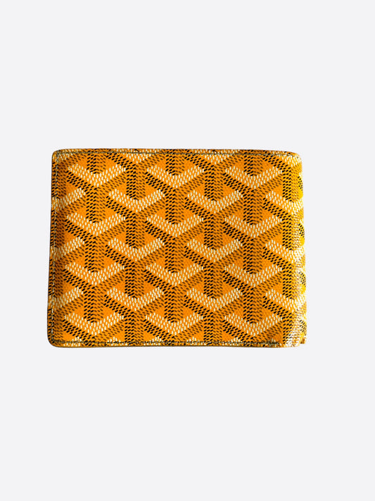 Goyard Yellow Victoire Bifold Wallet