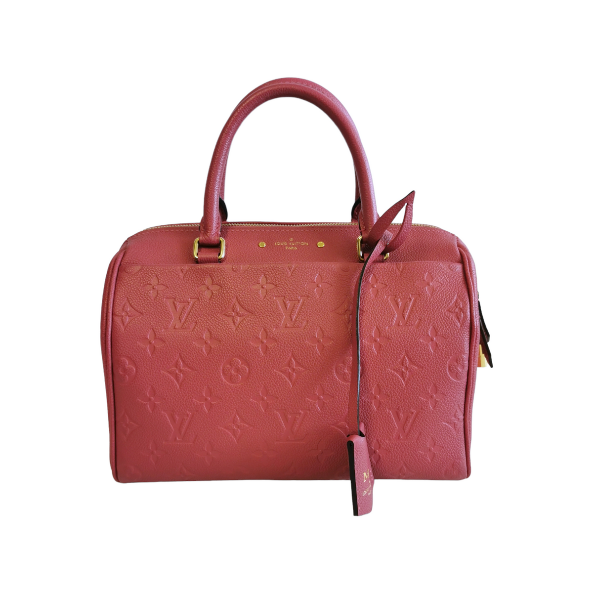 Louis Vuitton Speedy Bandoulière 25 Pink Monogram Empreinte