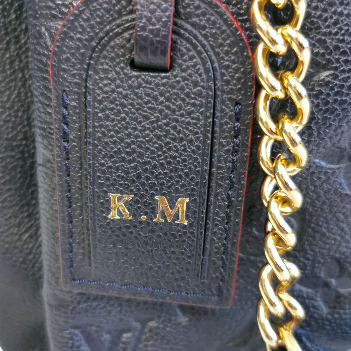 Louis Vuitton Surene MM Marine Rouge Monogram Empreinte
