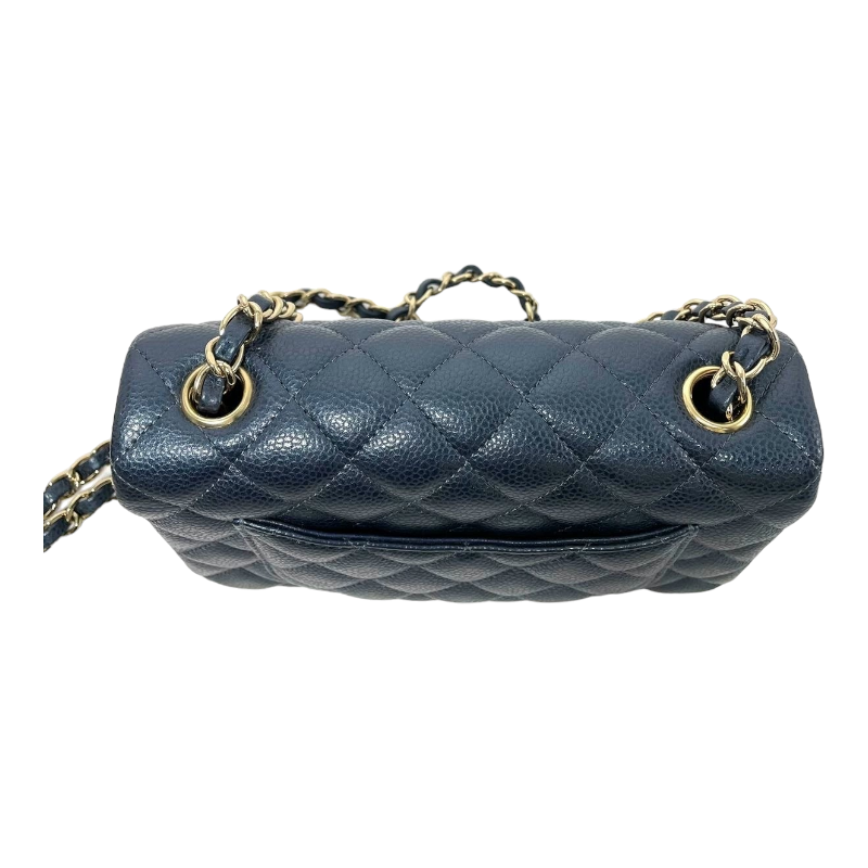 Chanel Classic Mini Flap Bag 18S Prealy Navy