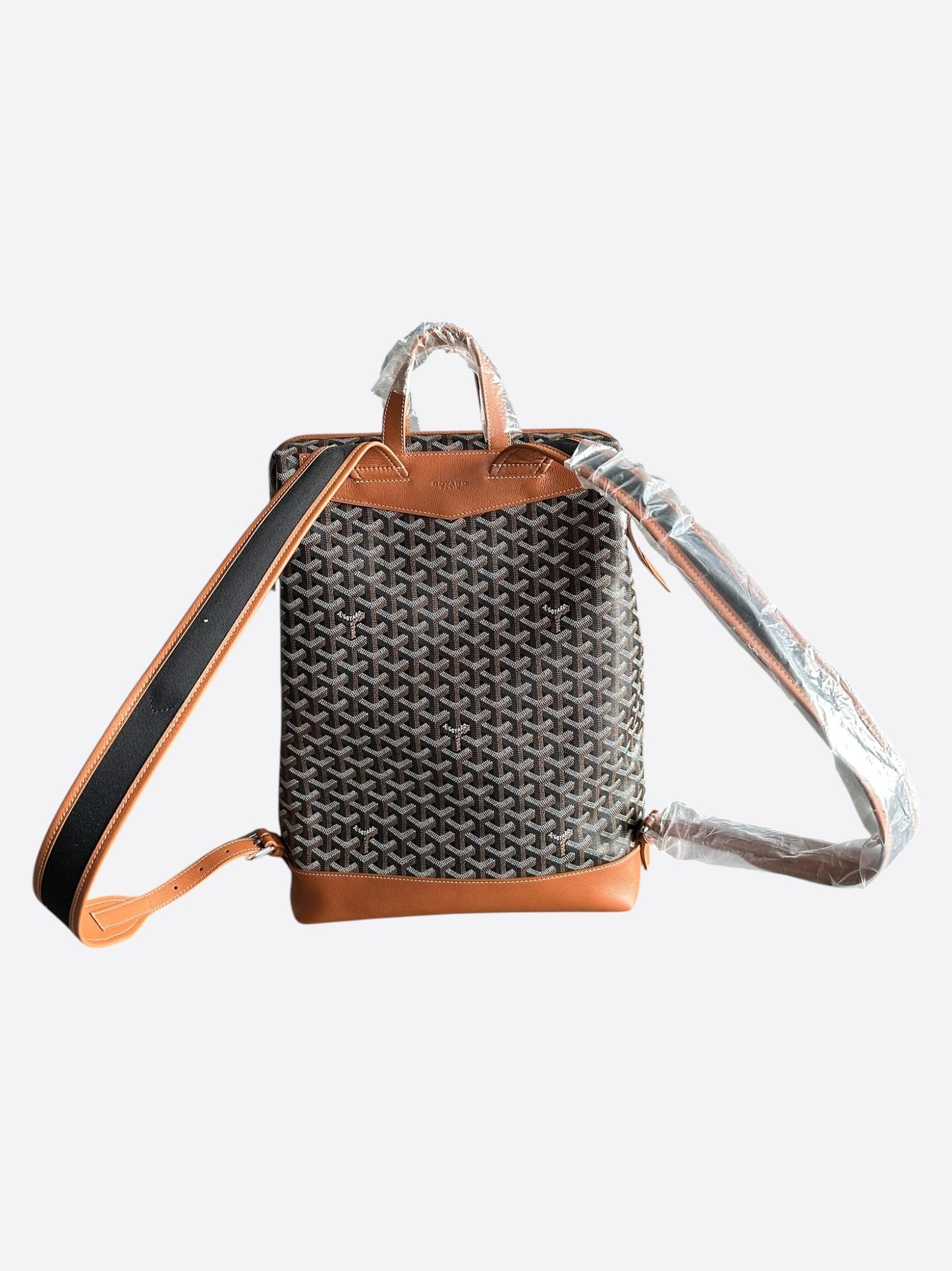 Goyard Black & Brown Cisalpin Backpack