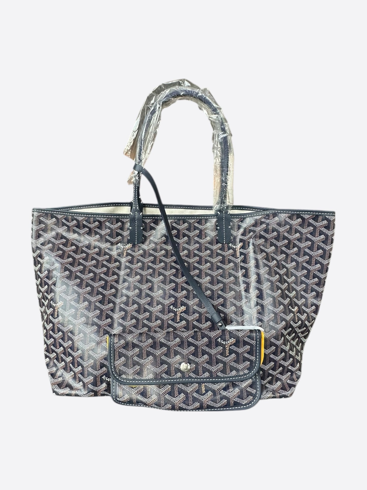 Goyard Navy St. Louis Tote Bag