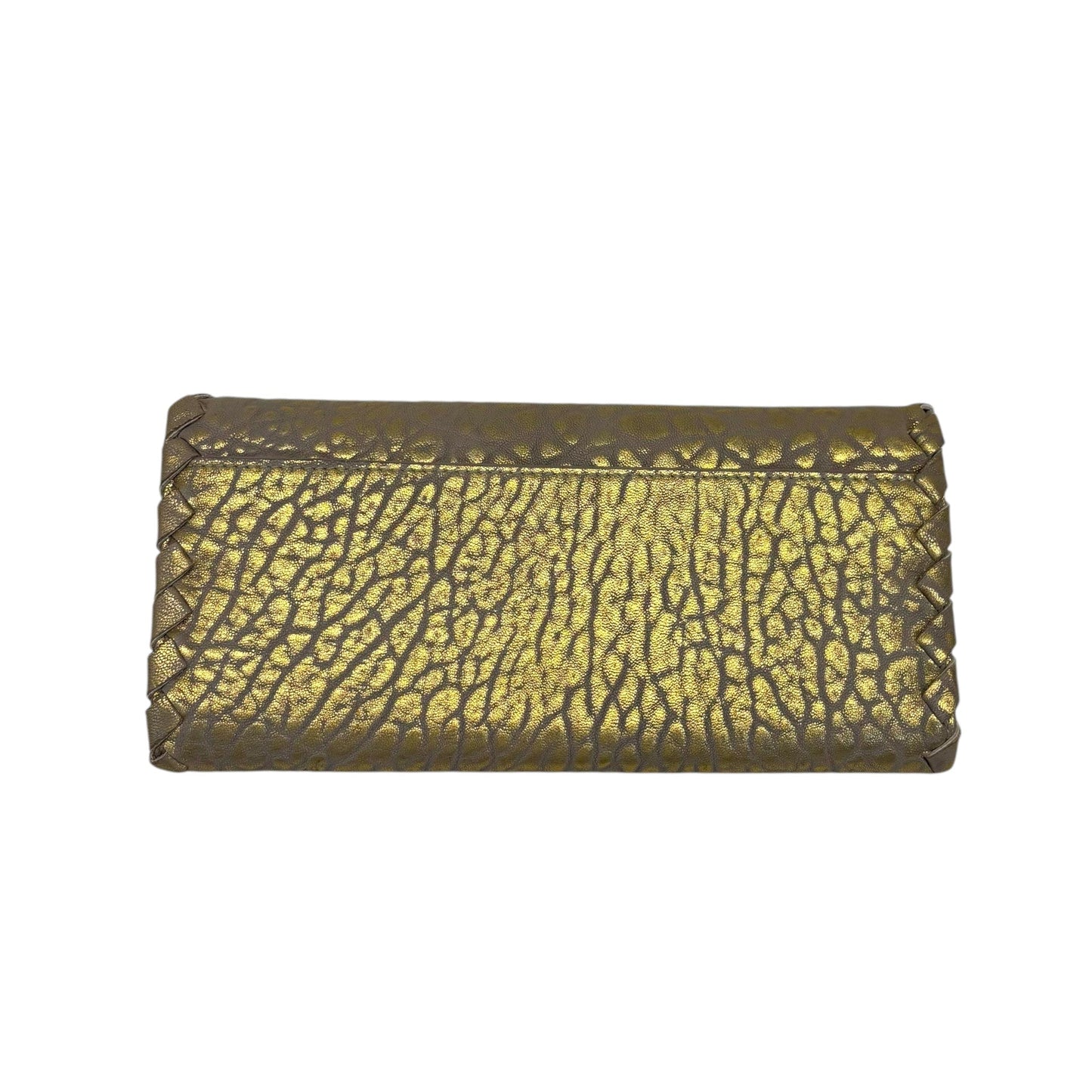 Bottega Veneta Leather Gold Wallet