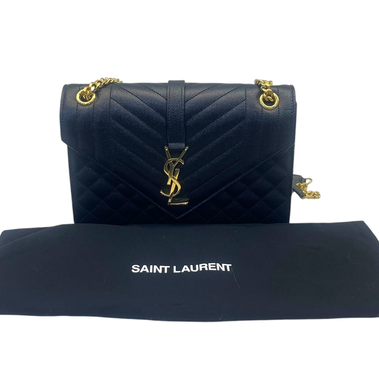 Yves Saint Laurent Envelope Bag in Black