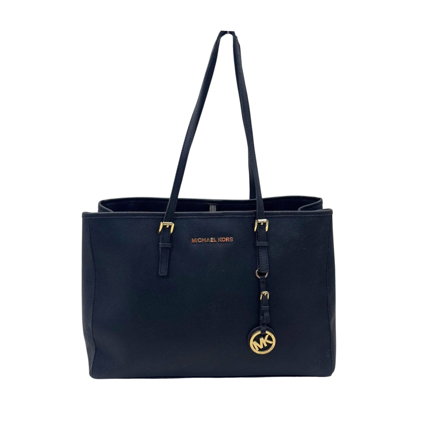Michael Kors Navy Blue Saffiano Leather Large Selma Tote Bag