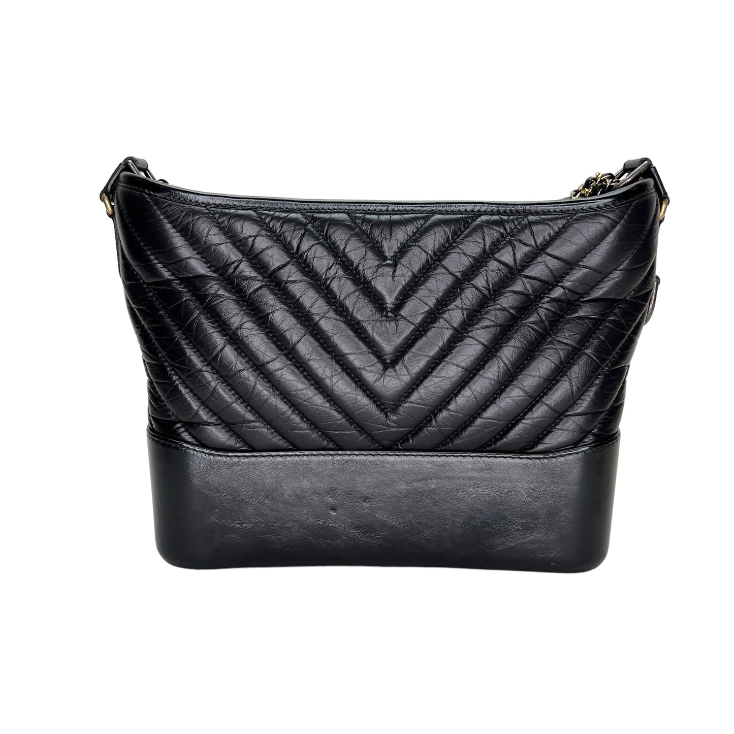 Gabrielle Shoulder Bag in Calfskin   Gold hardware