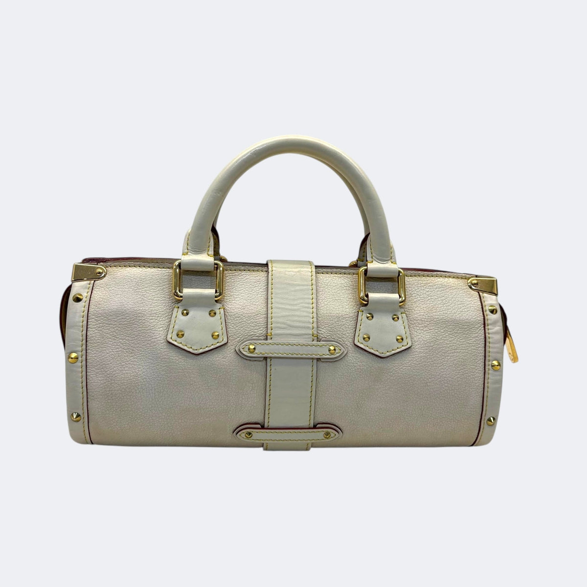 Louis Vuitton White Suhali Leather L'Epanoui PM Bag