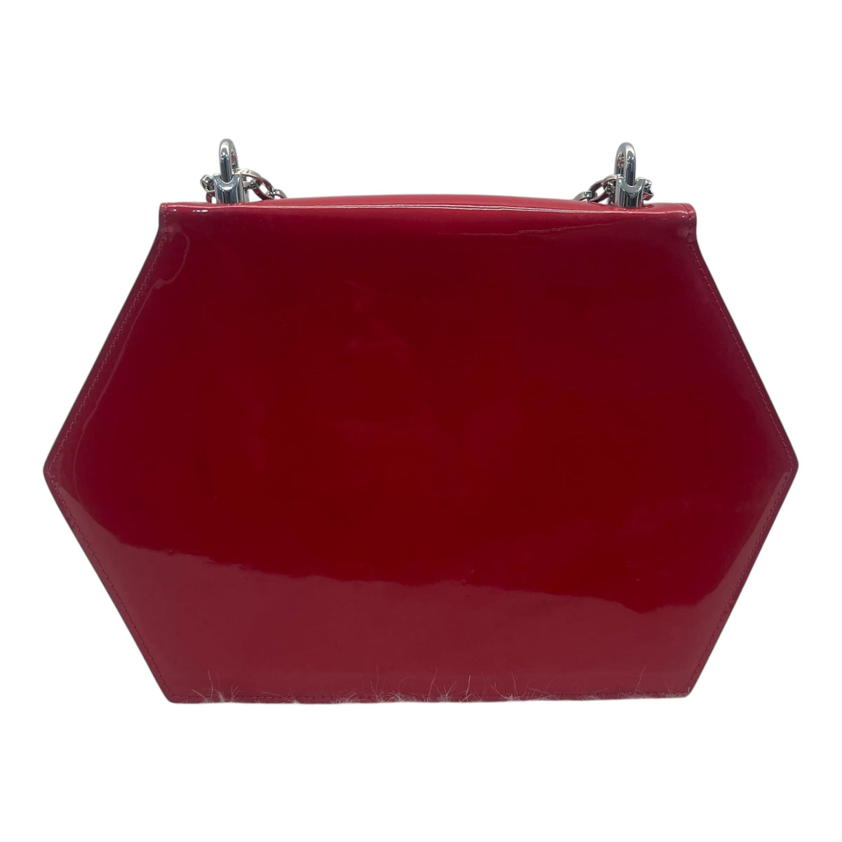 Dolce and Gabbana Red Patent Leather Bag