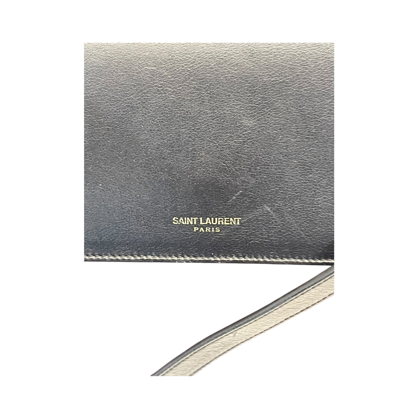 Yves Saint Laurent Burgundy/Black Suede and Leather Medium Moujik Tote Bag