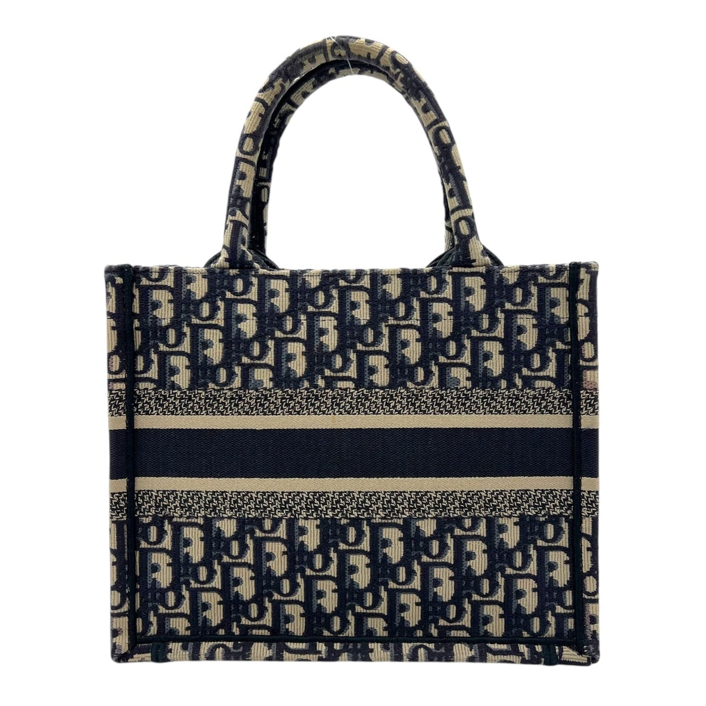 Book Tote Tote Bag Small Blue in Jacquard