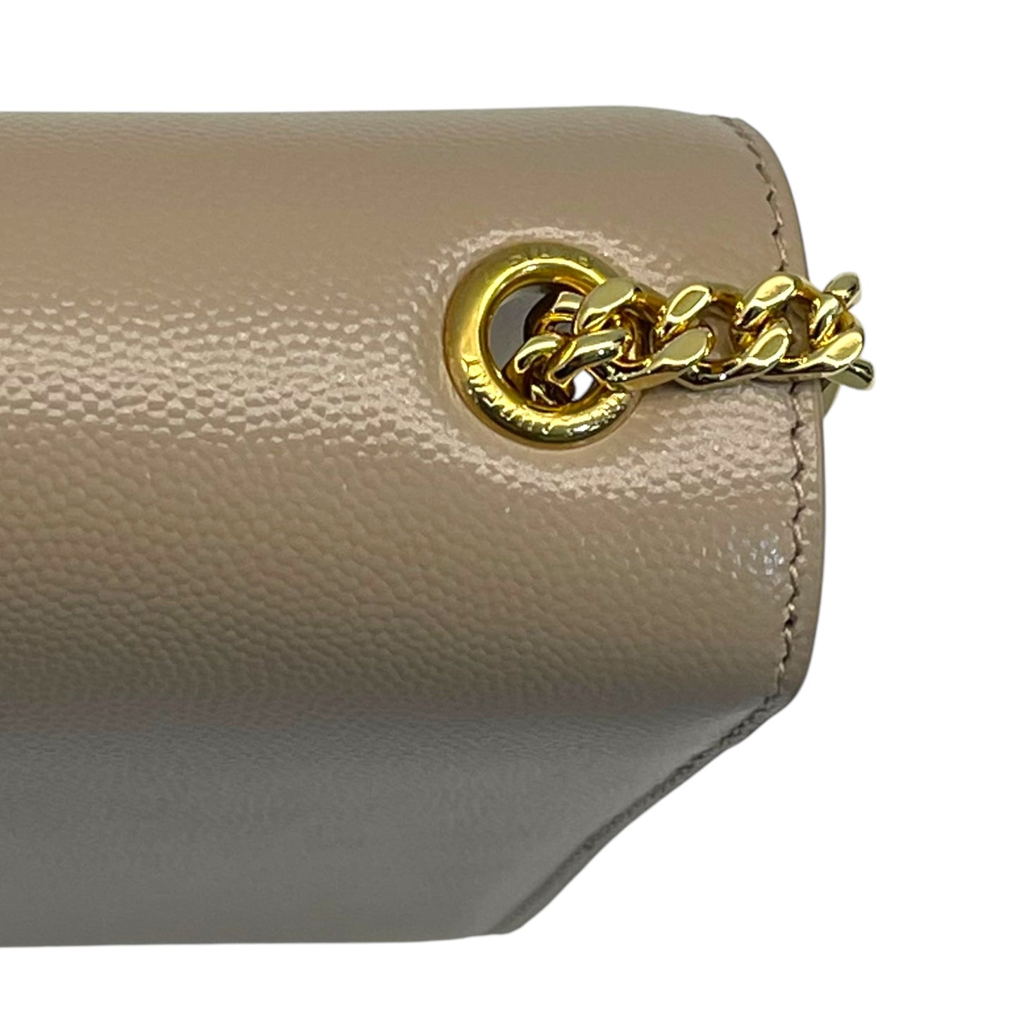 Saint Laurent Beige Leather Kate Shoulder Bag