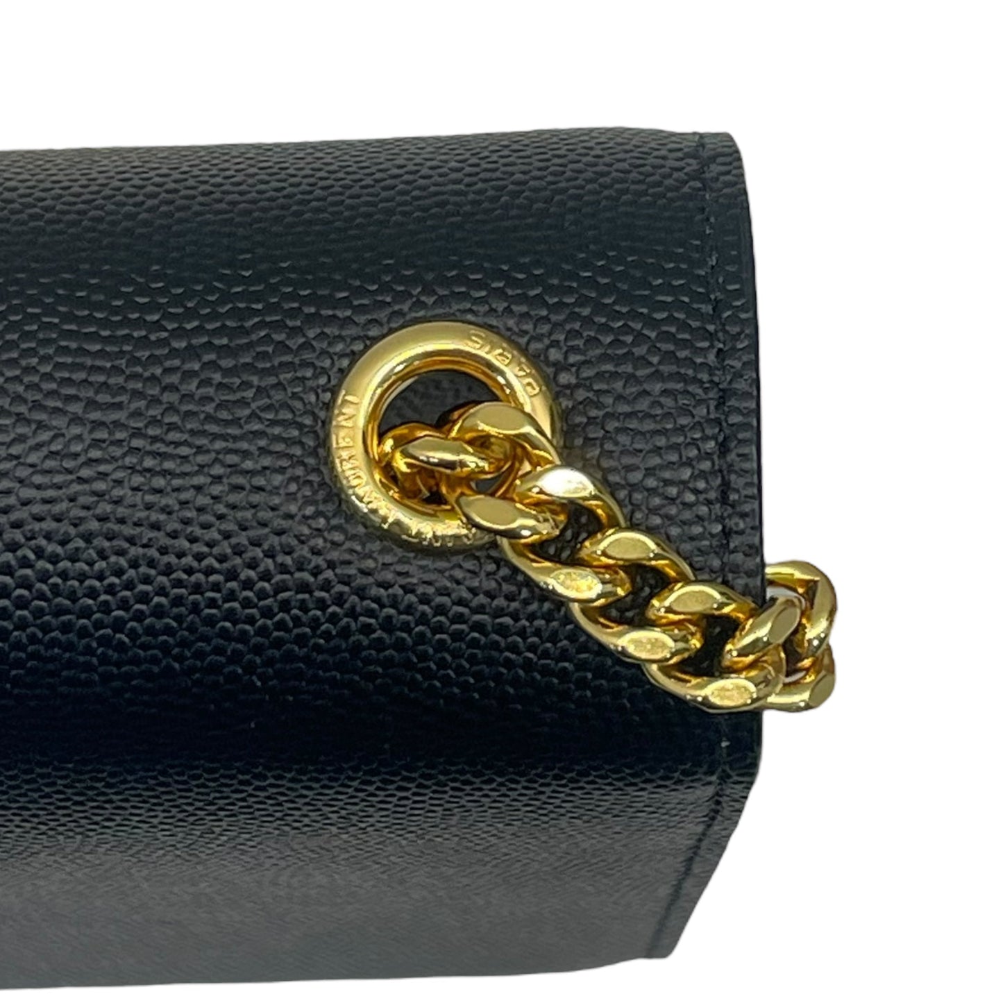 Saint Laurent Black Leather Kate Tassel Shoulder Bag