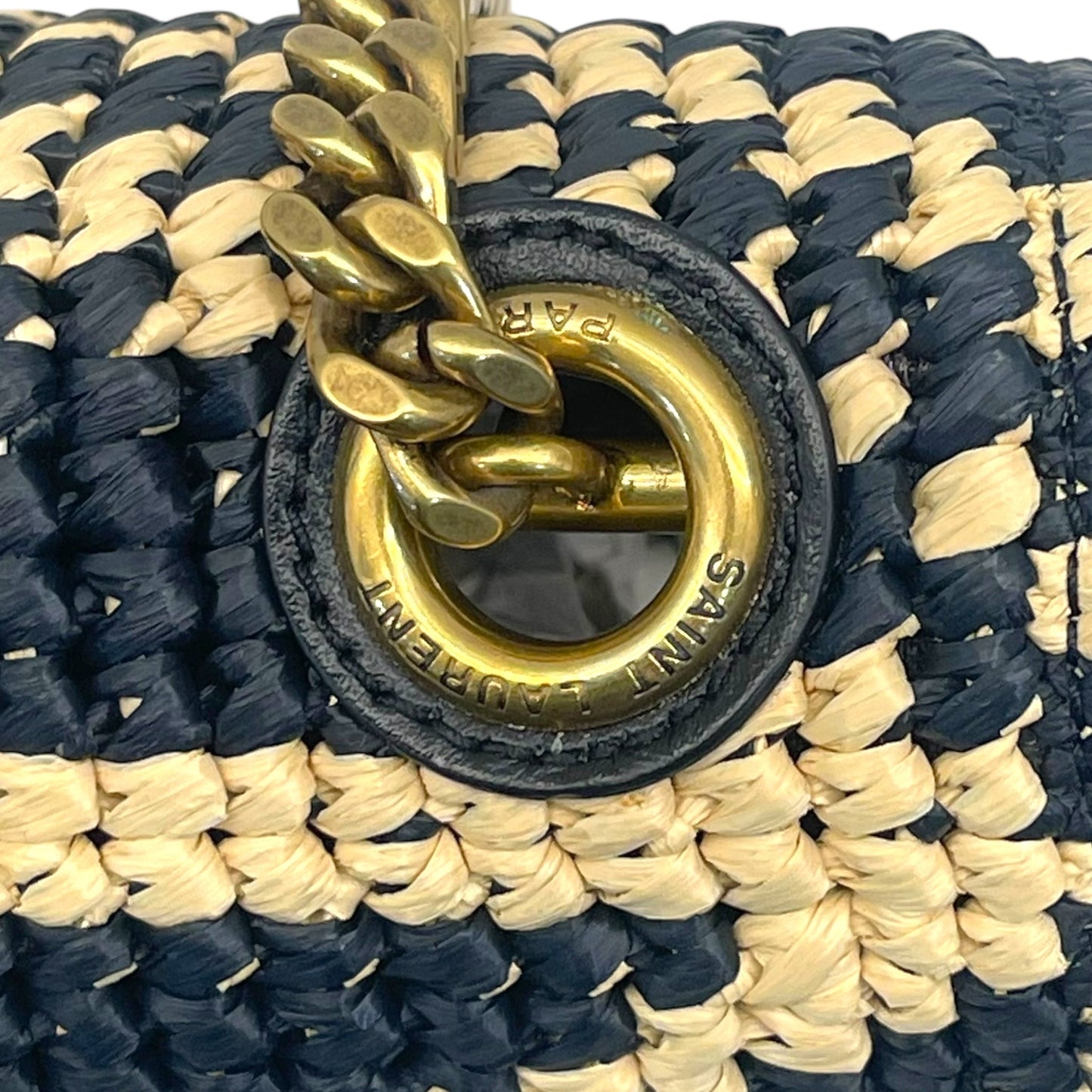 Saint Laurent Kate 99 Raffia Bag