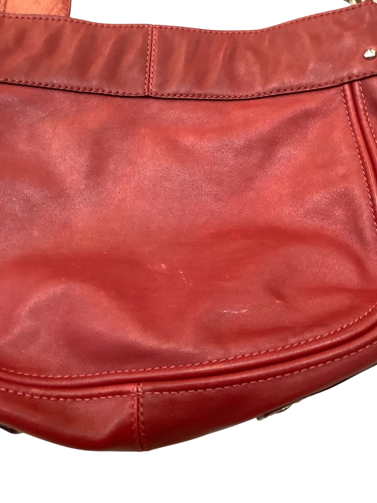 Handbag Designer By Coach In Red, Size:Medium