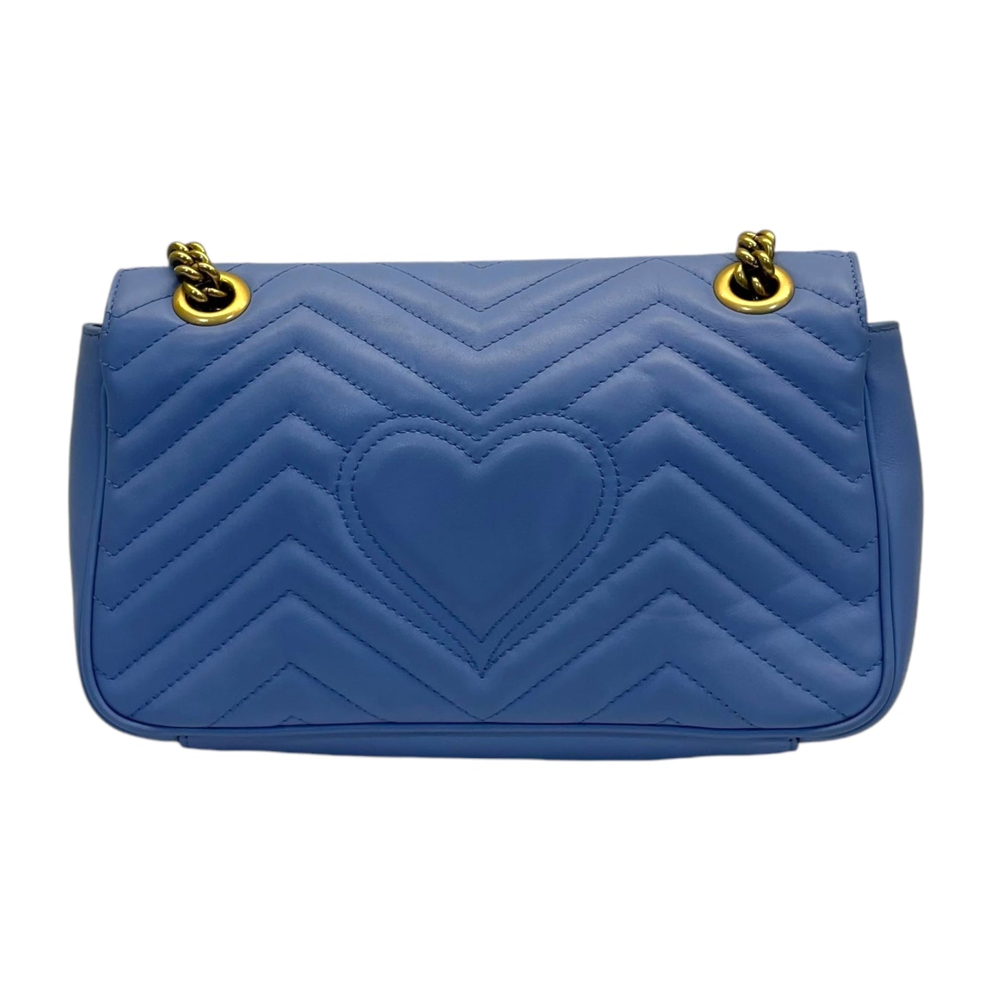 Gucci Leather GG Marmont Matelasse Shoulder Bag
