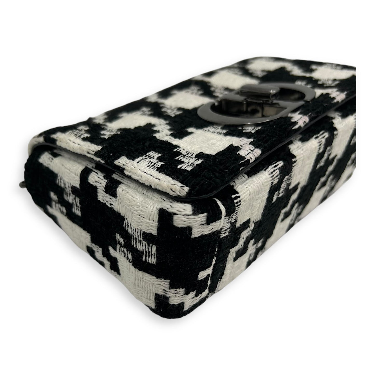 Caro Small Multi-colour Shoulder Bag in Tweed, Silver hardware