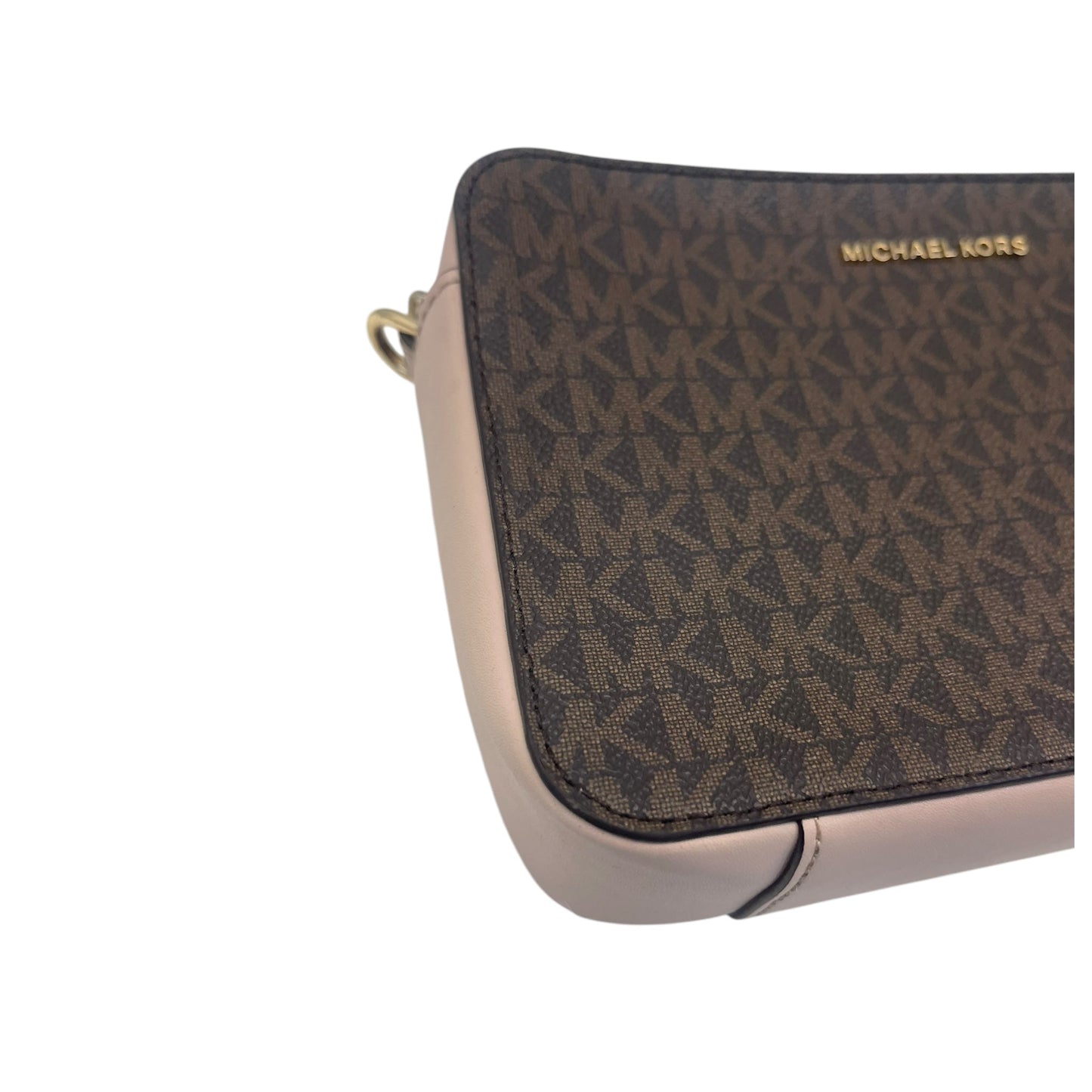 Michael Kors Jet Set Cream Logo Crossbody Bag