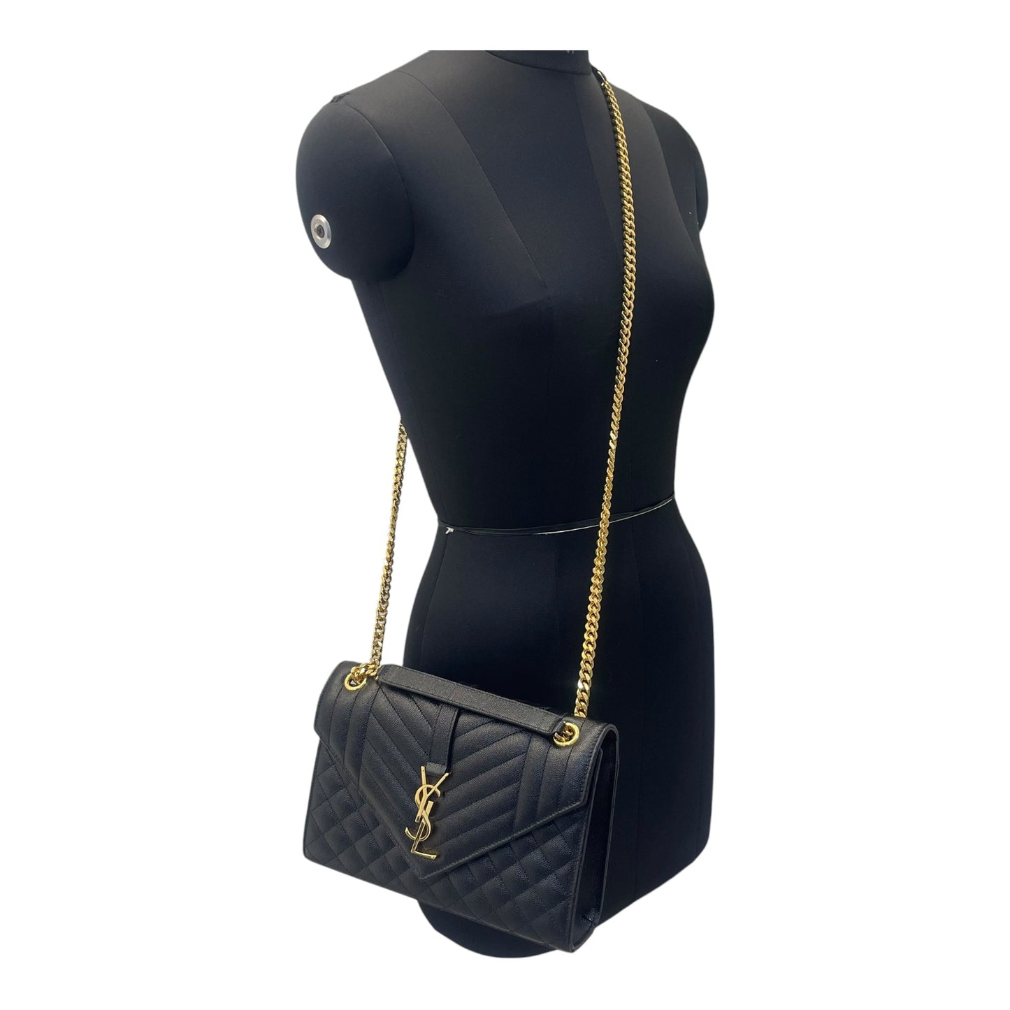 Yves Saint Laurent Envelope Bag in Black