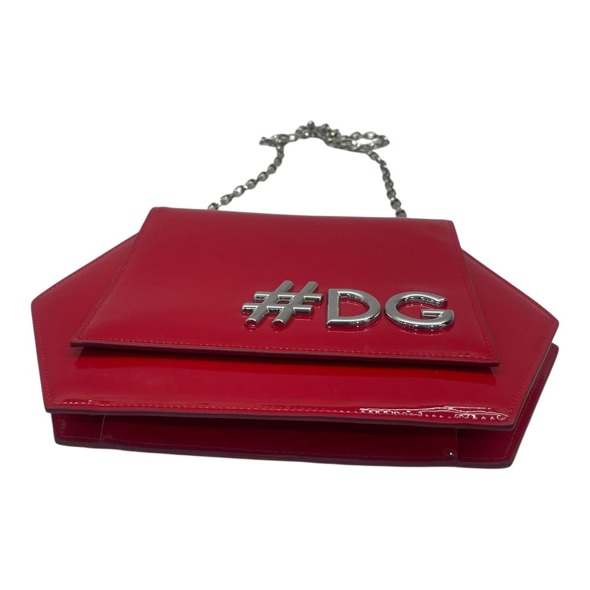 Dolce and Gabbana Red Patent Leather Bag