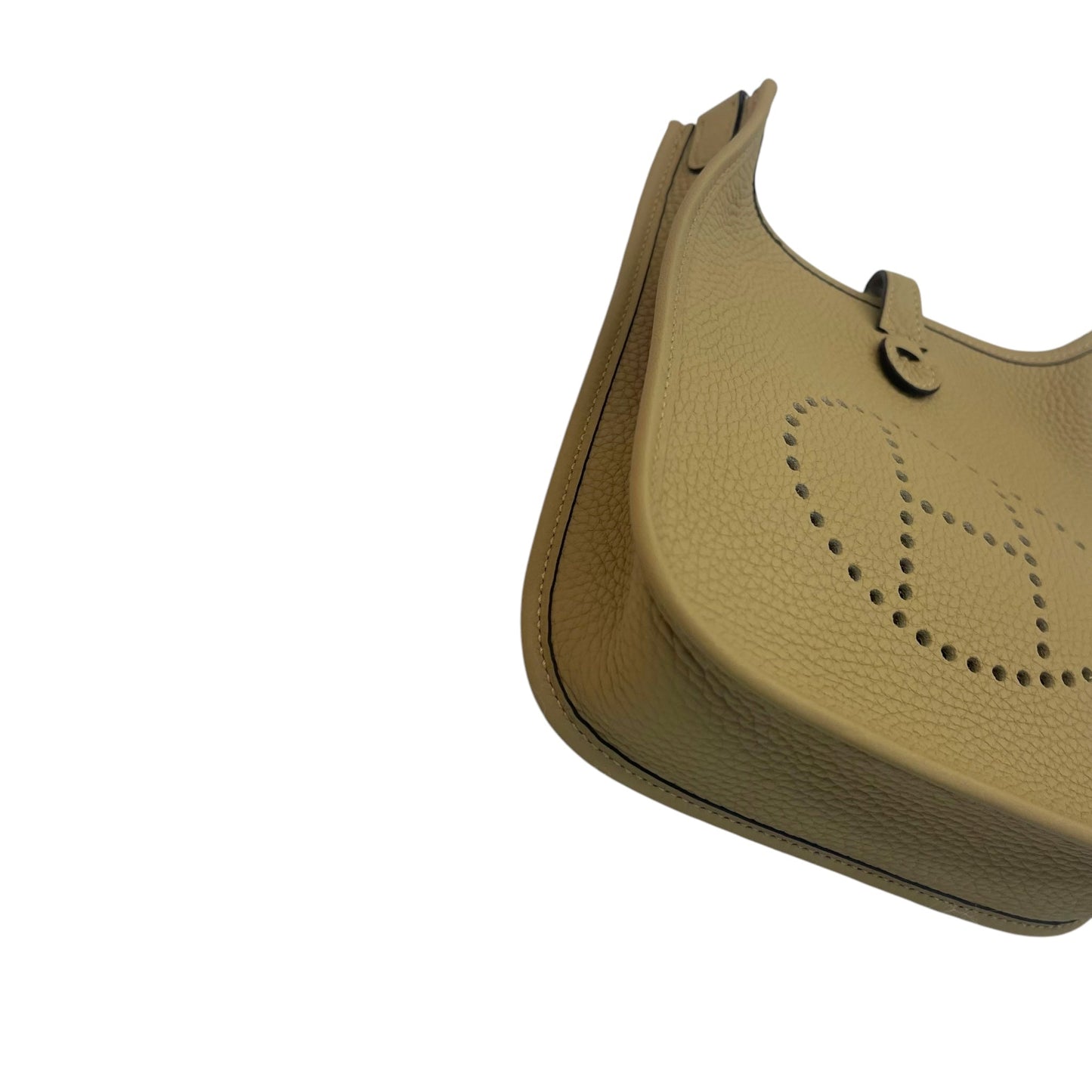 Hermes Mini Evelyne Poussiere Palladium Hardware