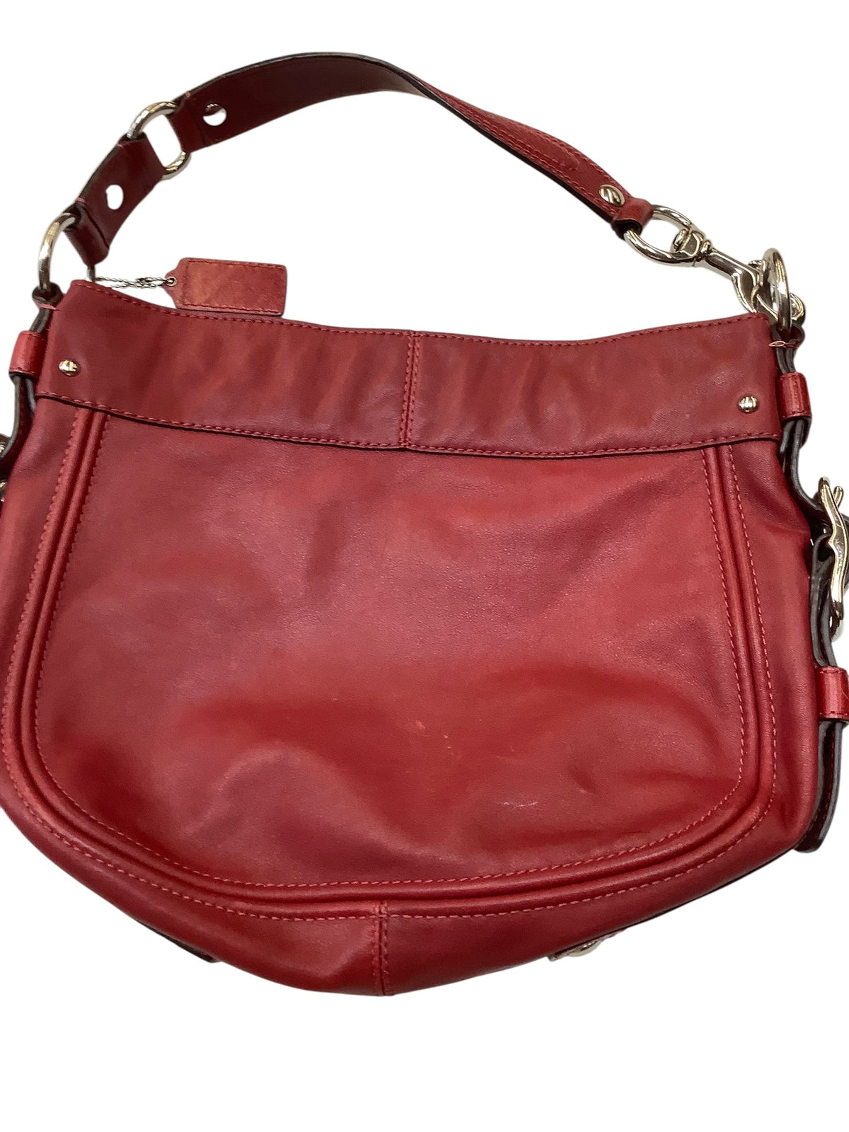 Handbag Designer By Coach In Red, Size:Medium