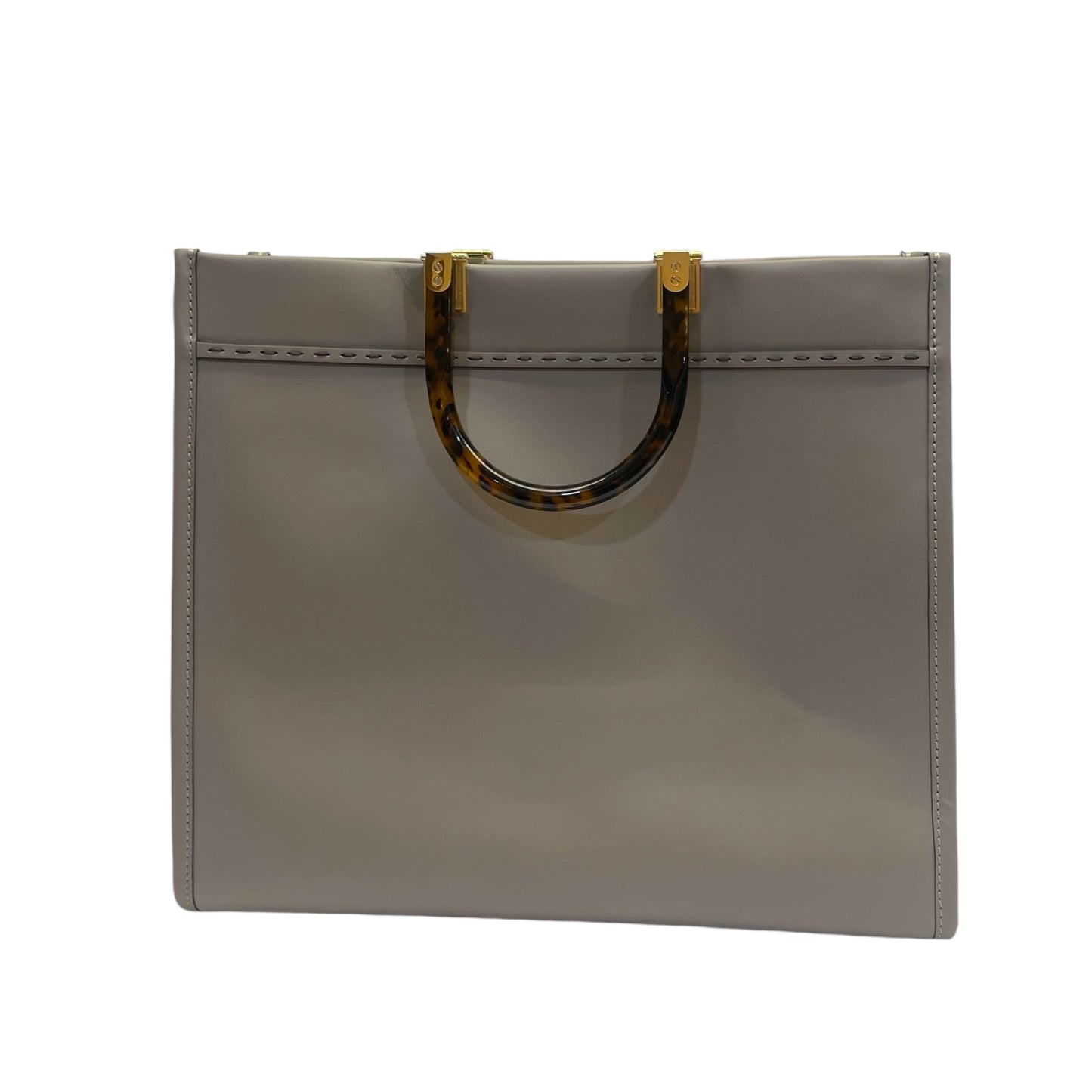 Fendi Sunshine Dove Gray Medium Tote Bag