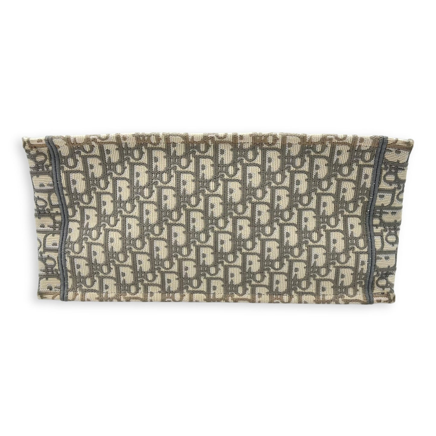 Book Tote Medium Grey Top Handle Bag in Jacquard