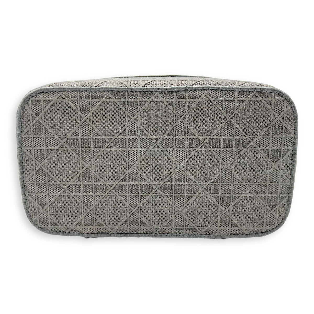 D-Lite Vanity Top Handle Bag Grey in Canvas, Silver hardware