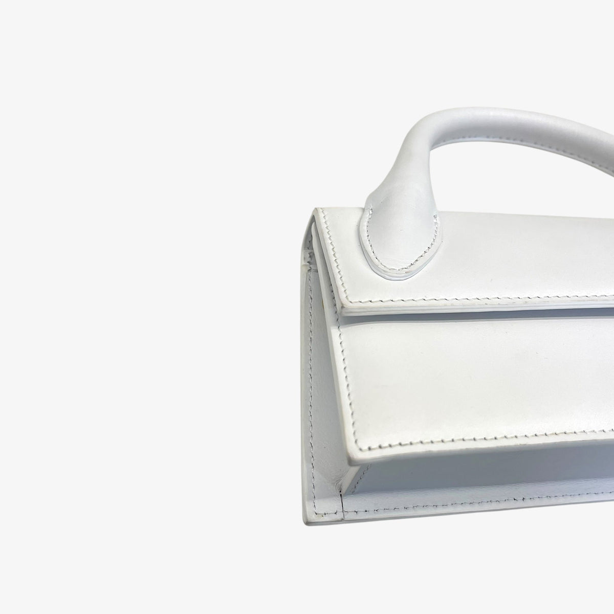Jacquemus White Le Chiquito Long Handbag