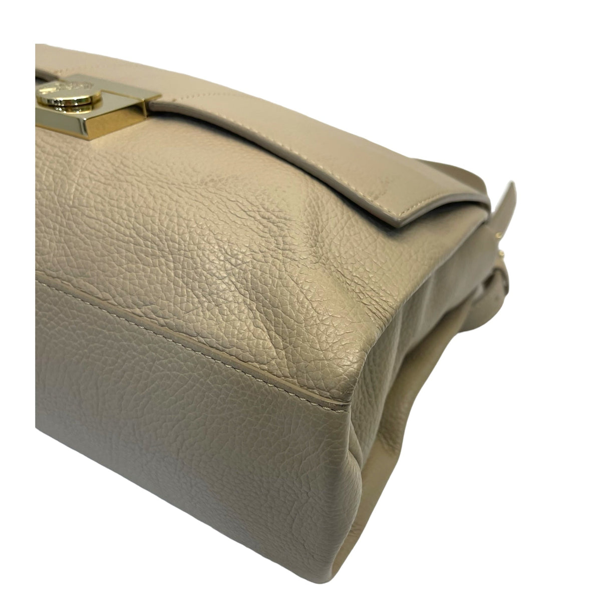 Versace Collection Leather Top Handle Bag