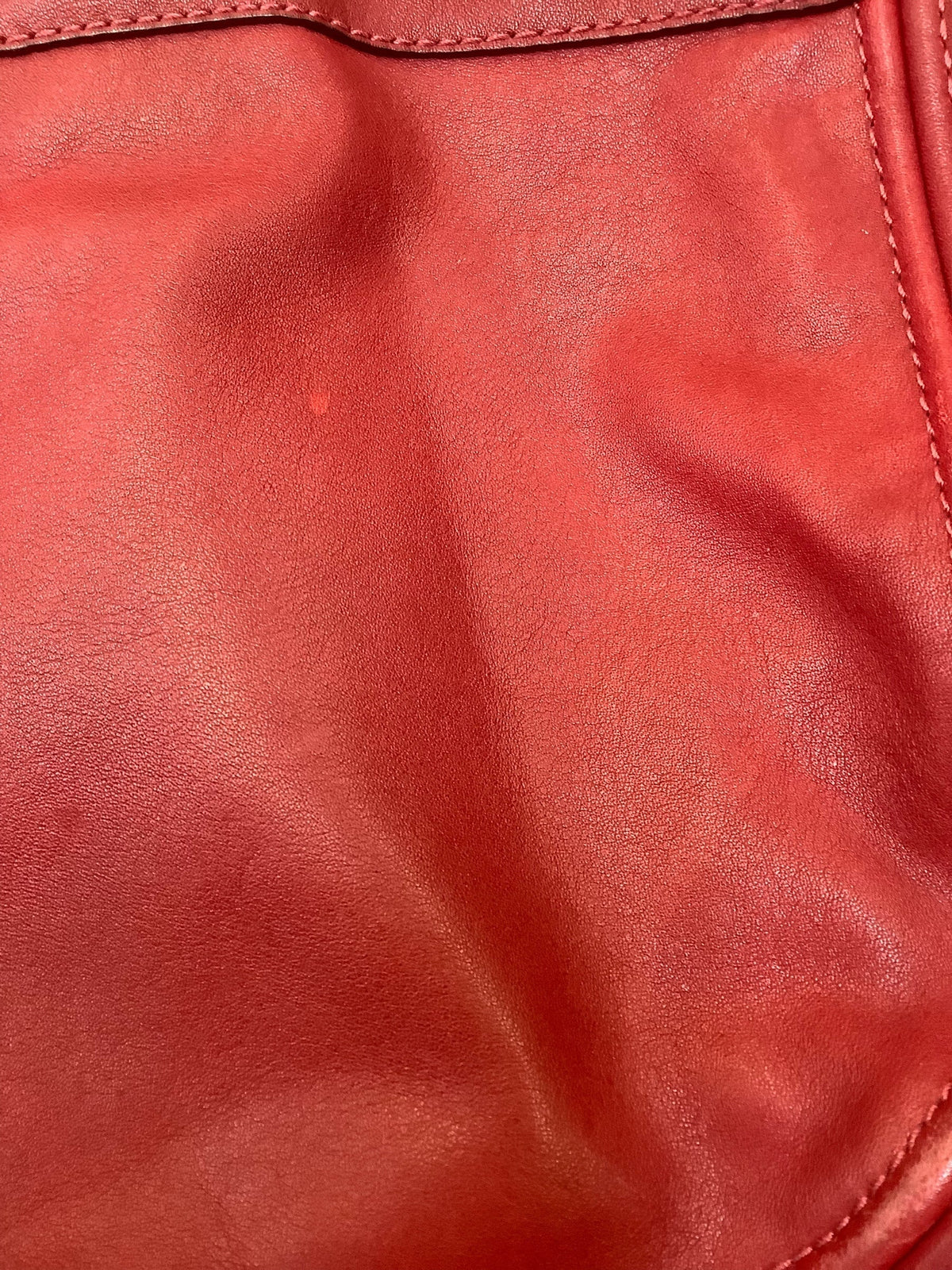 Handbag Designer By Coach In Red, Size:Medium