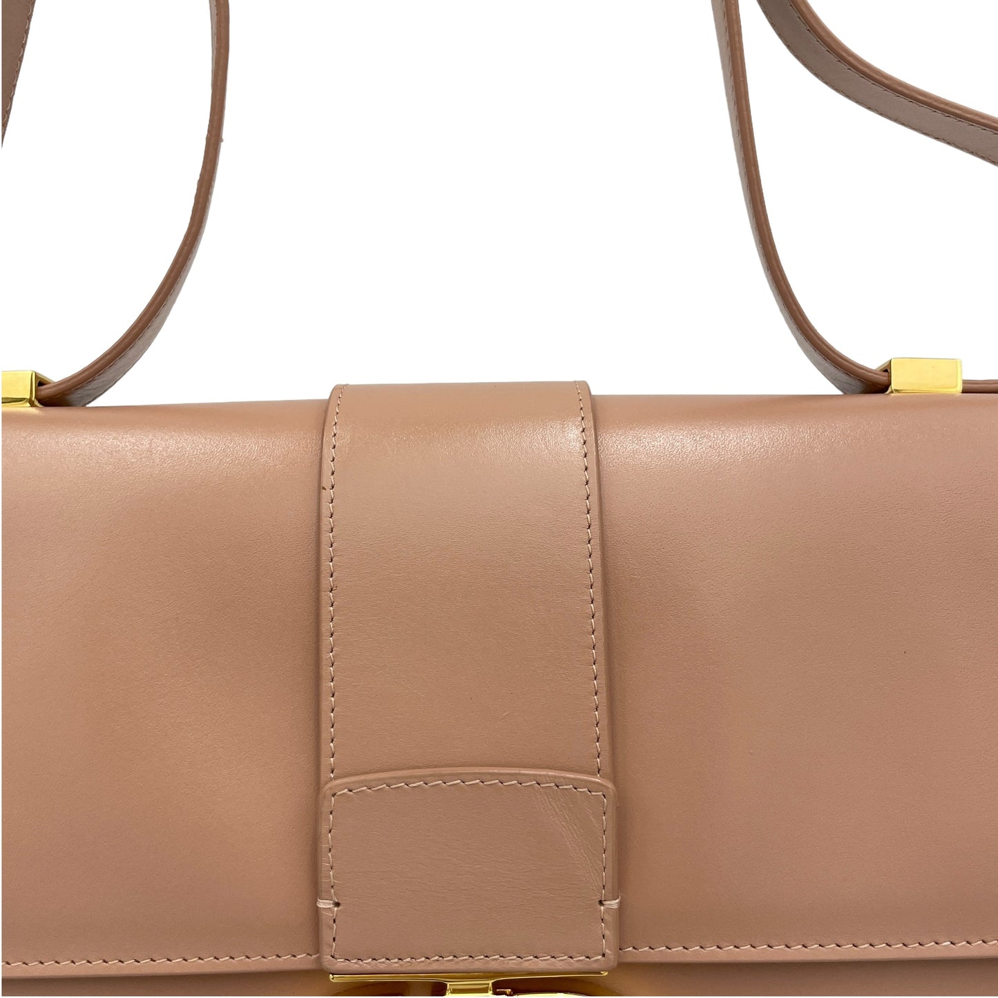 30 Montaigne Pink Shoulder Bag in Calfskin, Gold hardware