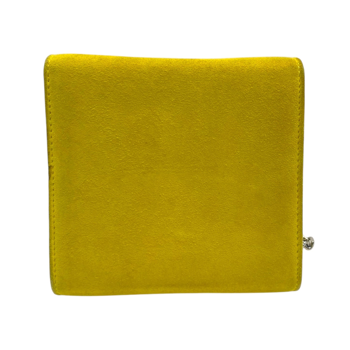 Giuseppe Zanotti Yellow Leather Logo Crossbody Bag