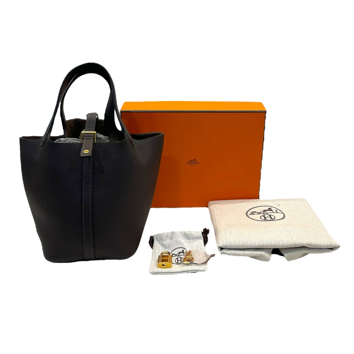 Hermes Picotin 18 Ebene GHW