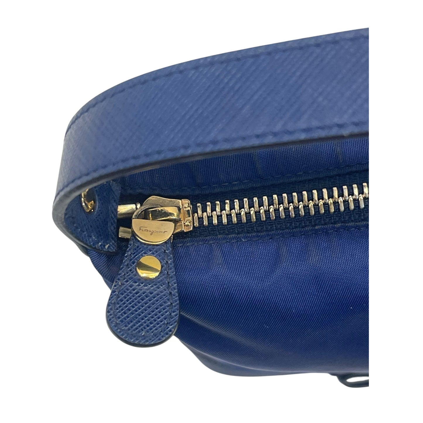 Salvatore Ferragamo Navy Blue Crossbody Bag
