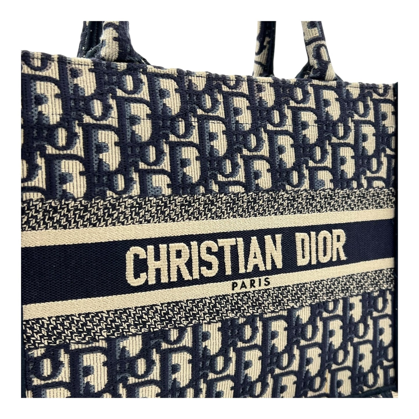Book Tote Tote Bag Small Blue in Jacquard