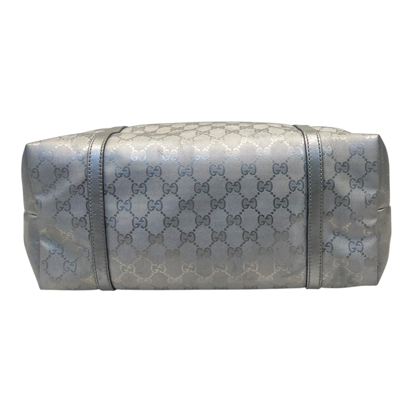 Gucci GG Implementation Silver Tote Bag