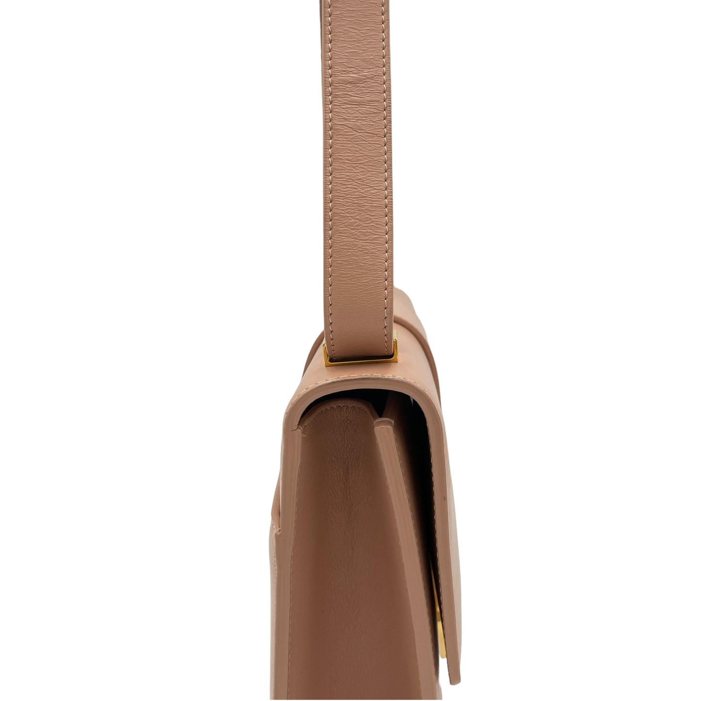 30 Montaigne Pink Shoulder Bag in Calfskin, Gold hardware