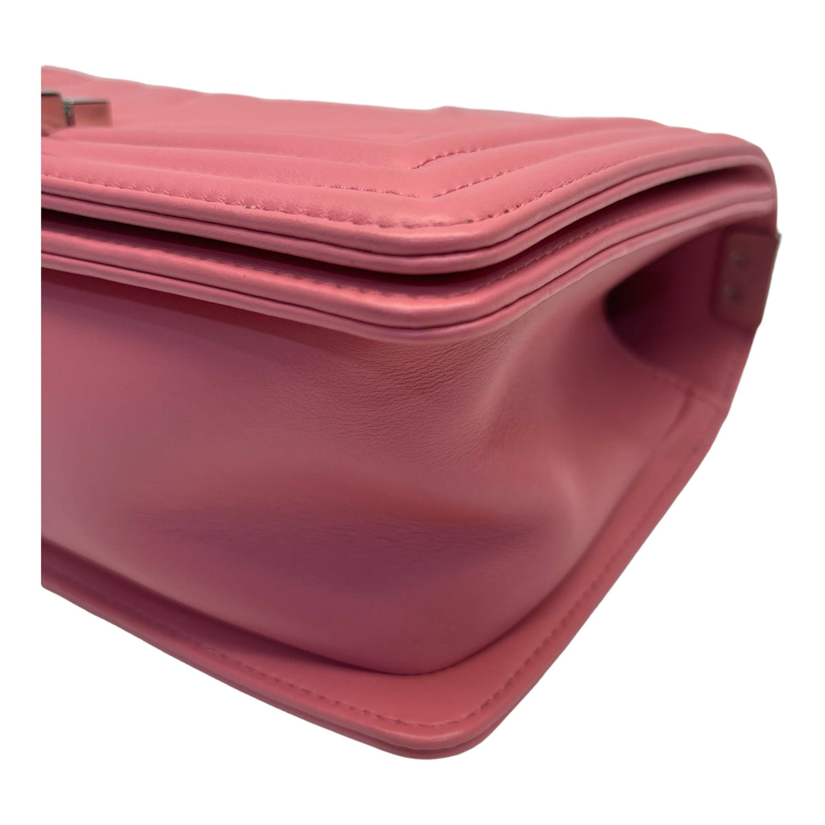Chanel Pink Medium Boy Bag in Lambskin