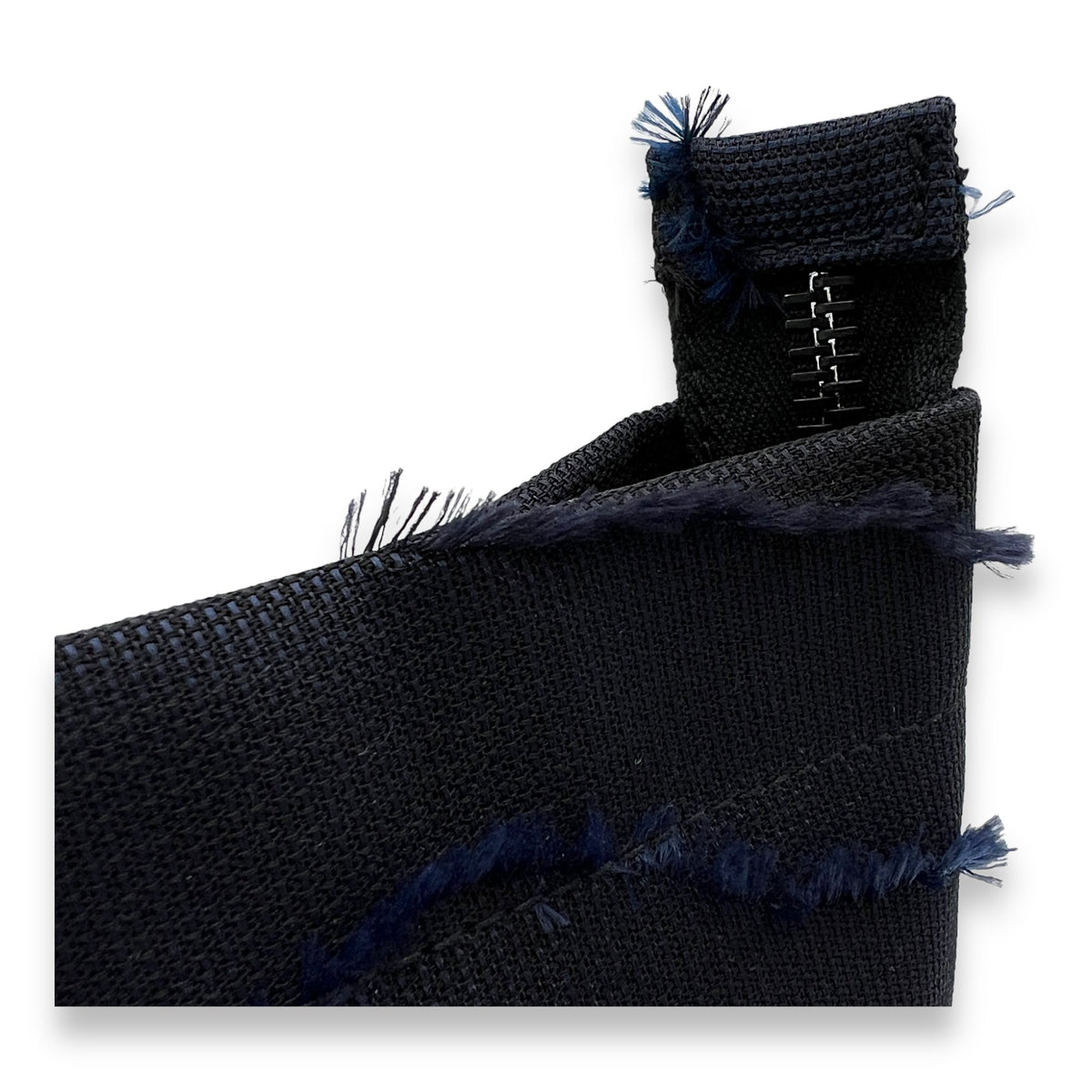 Embroidered Camouflage Medium Blue Clutch in Canvas