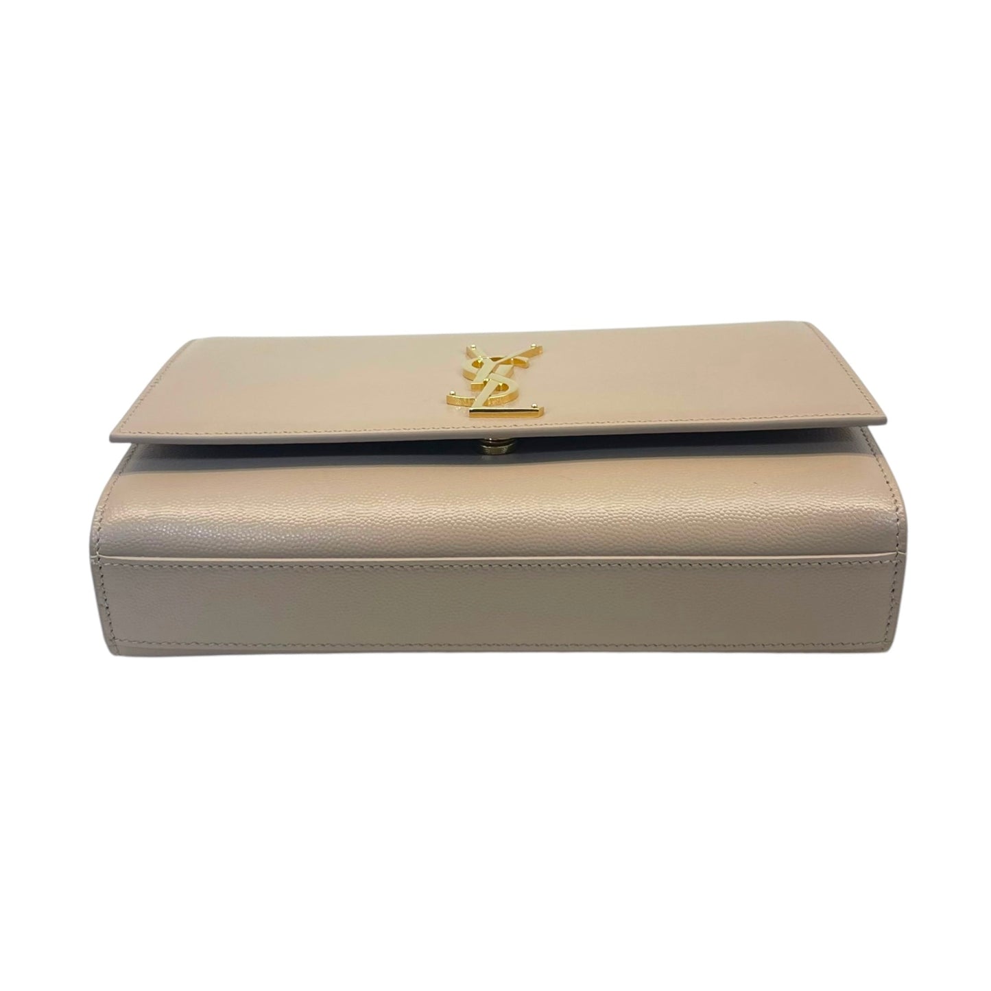 Saint Laurent Beige Leather Kate Shoulder Bag