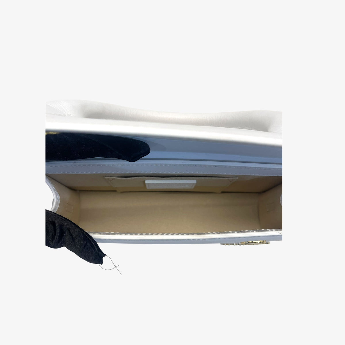 Jacquemus White Le Chiquito Long Handbag