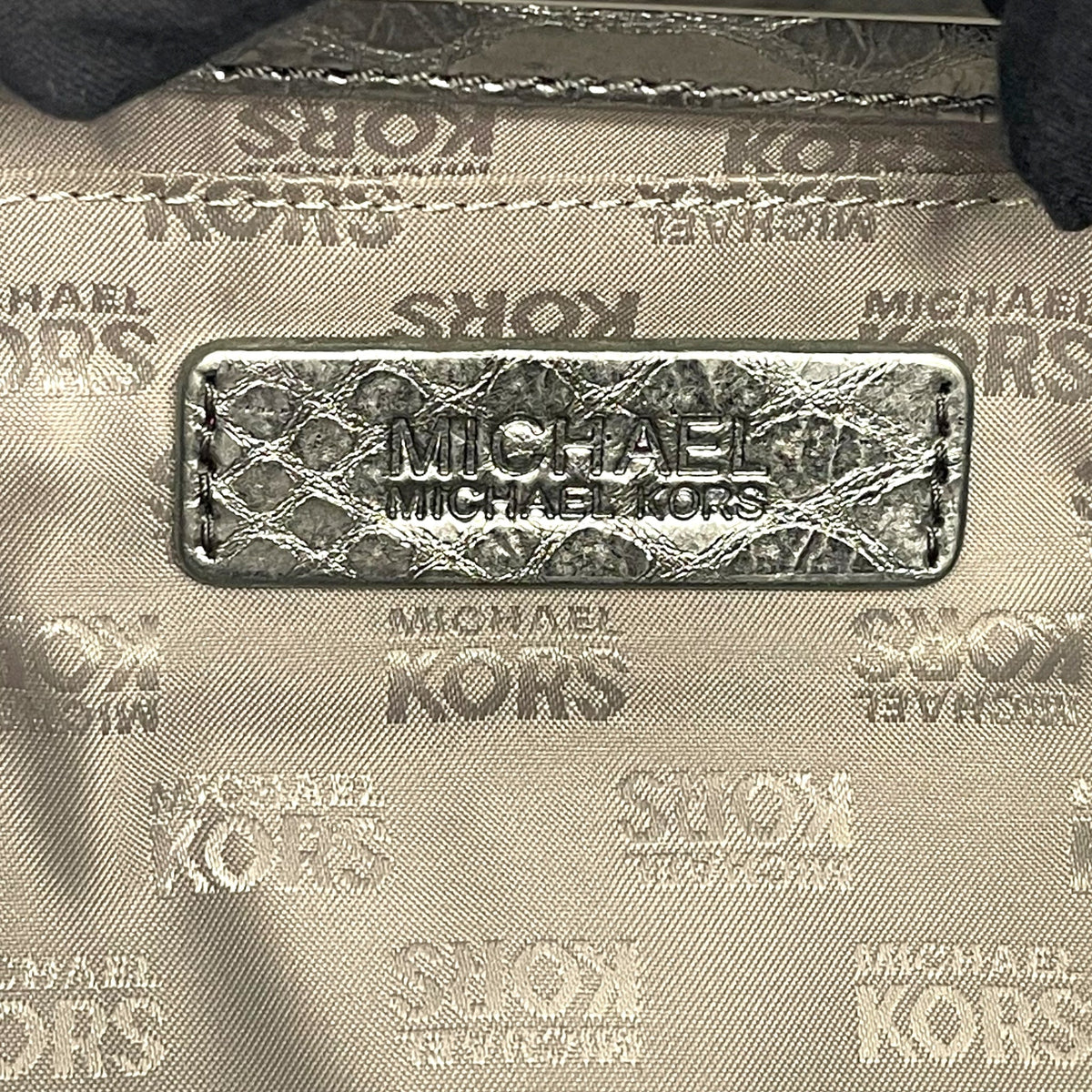 MICHAEL Michael Kors Python Embossed Leather Berkley Clutch