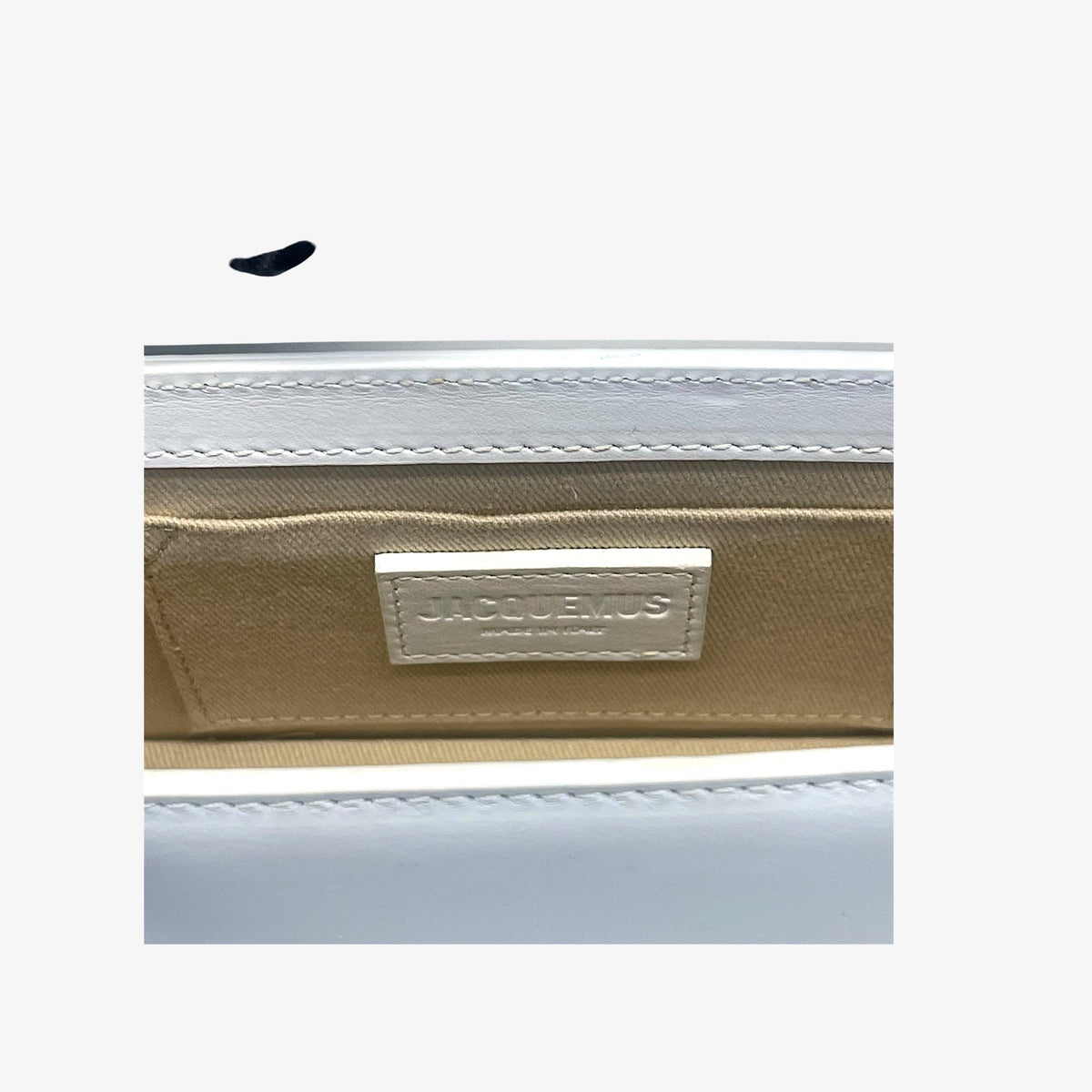 Jacquemus White Le Chiquito Long Handbag