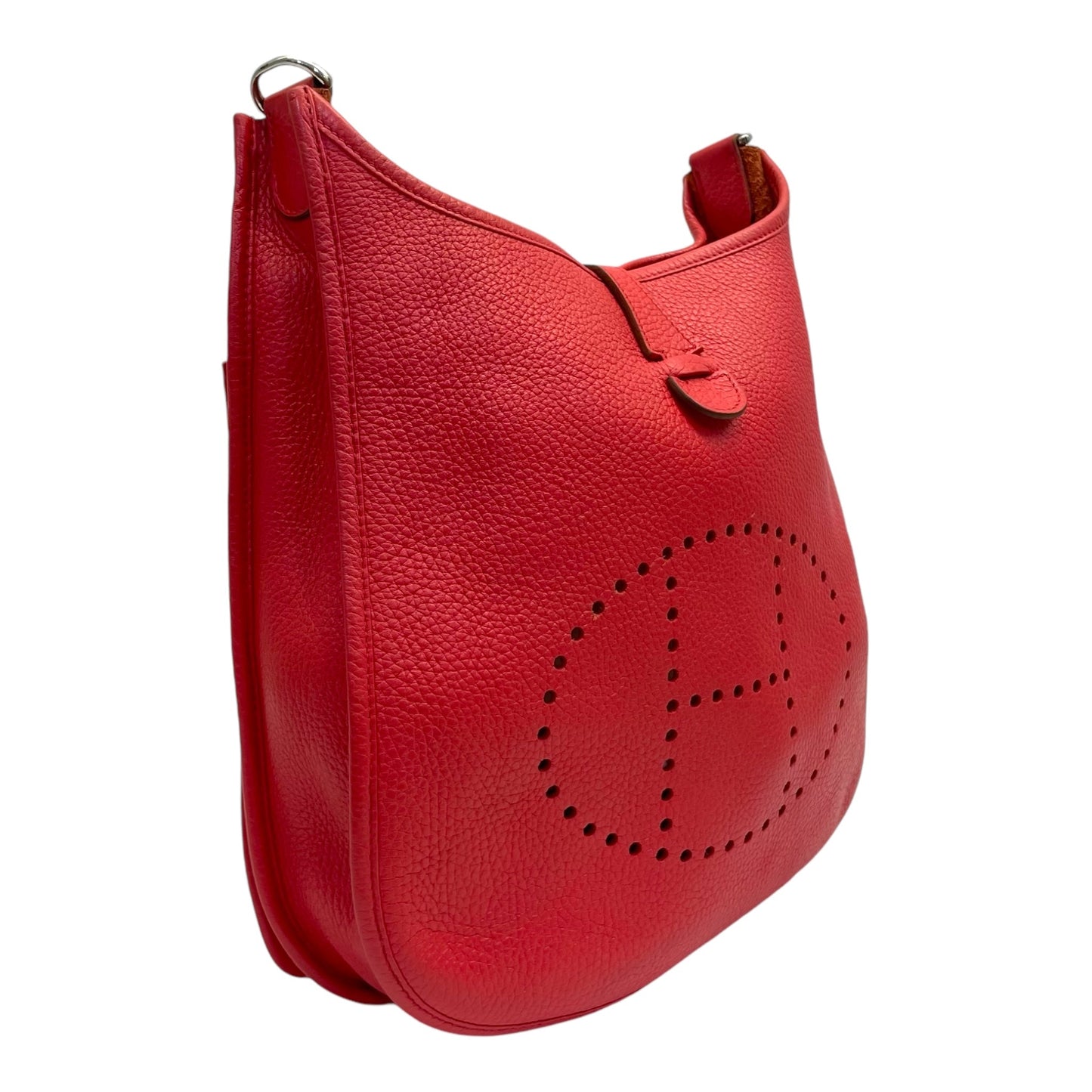 Hermes Evelyne PM III Rose Jaipur Clemence Leather with SHW