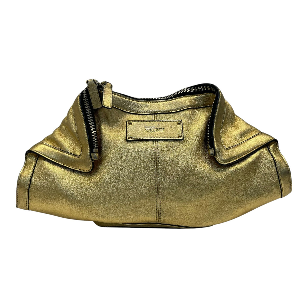 Alexander McQueen foldover Soft Clutch