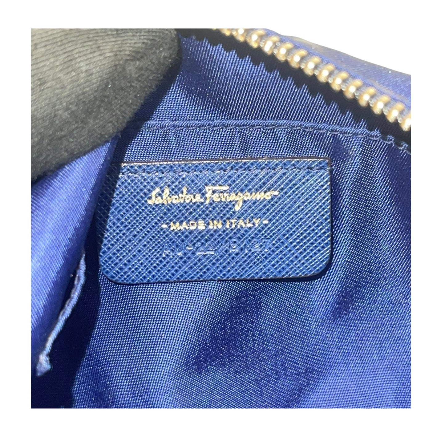 Salvatore Ferragamo Navy Blue Crossbody Bag