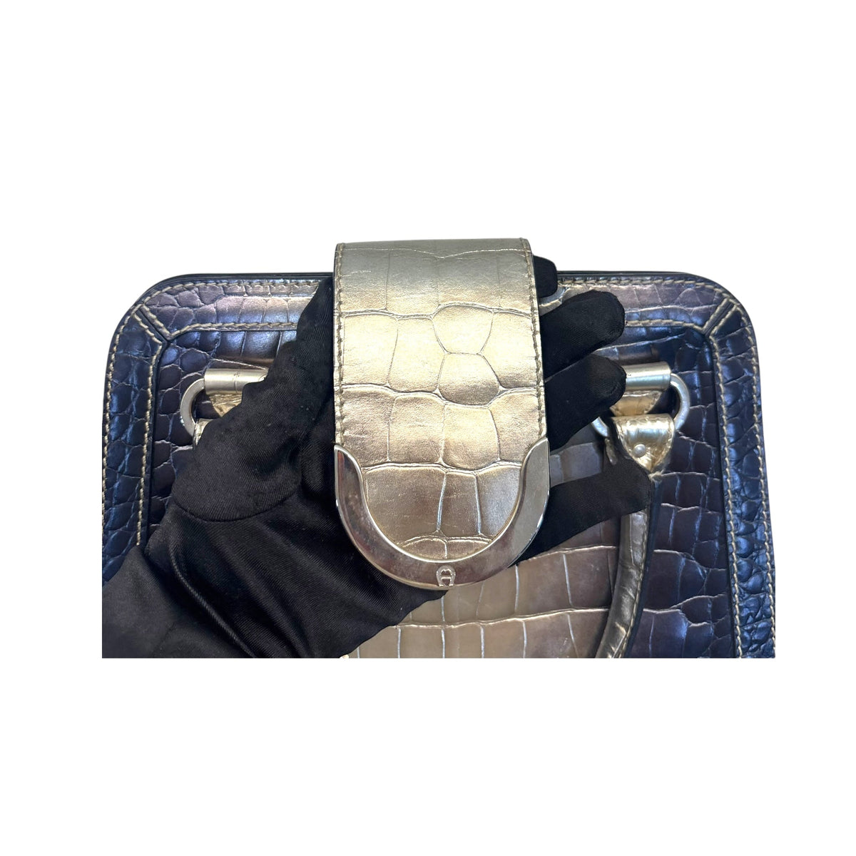 Aigner Leather Handbag