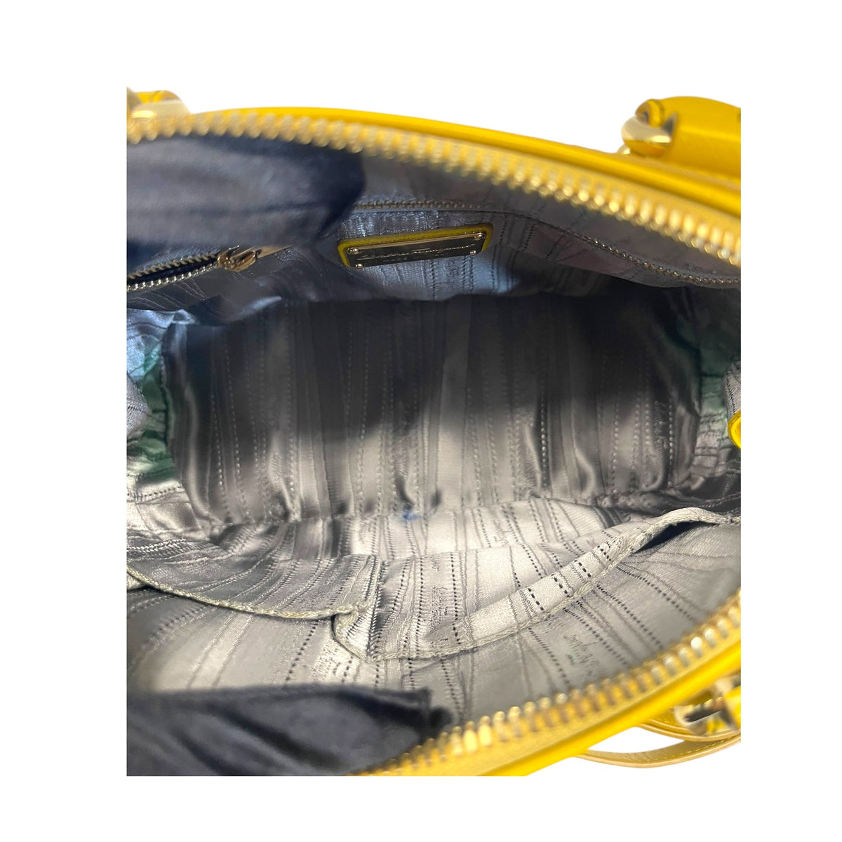 Salvatore Ferragamo Yellow Saffiano Leather Darina